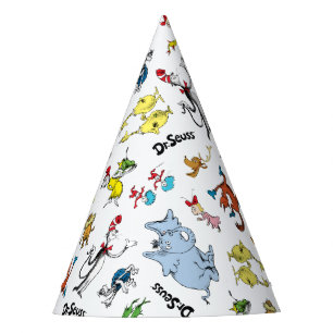 Gorro De Fiesta Confeti de Personajes de Dr. Seuss   Cumpleaños de