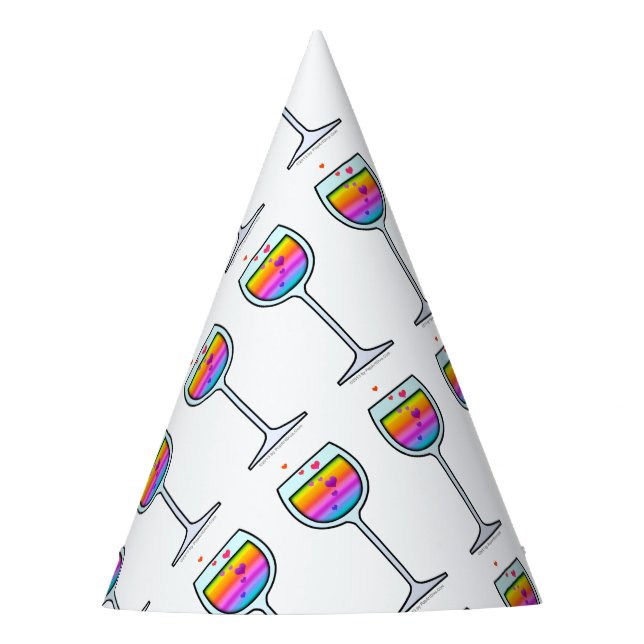 GORRO DE FIESTA COPA DE VINO (Anverso)