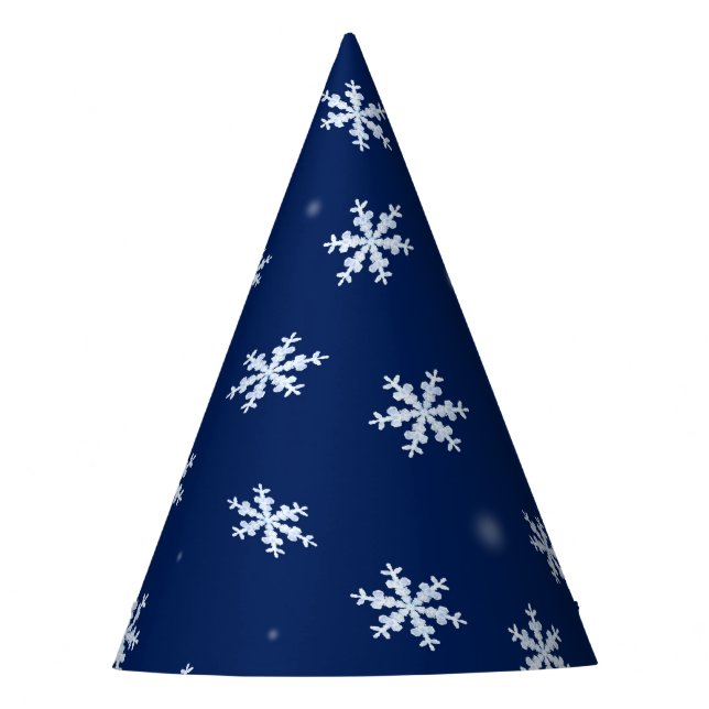 Gorro De Fiesta Copos de nieve (Anverso)