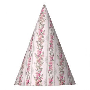 Gorro De Fiesta Coquette Pink ?Shabby Chick Love Shack Girly Toile