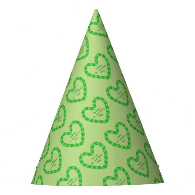 Gorro De Fiesta Corazón del Día de San Patricio (Anverso)