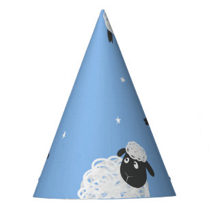 Gorro De Fiesta Corderos blancos, corderos vintage.