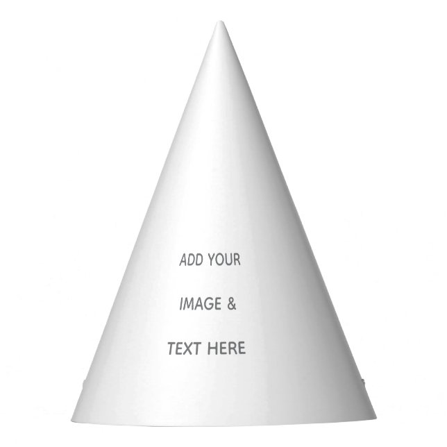 Gorro De Fiesta Crea tu propio blanco  (Anverso)