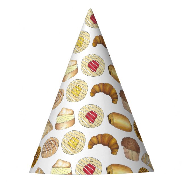 Gorro De Fiesta Croissant Danés Muffin Baked Gods (Anverso)