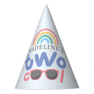 Gorro De Fiesta Cumpleaños 2 de Girls Rainbow Two Cool