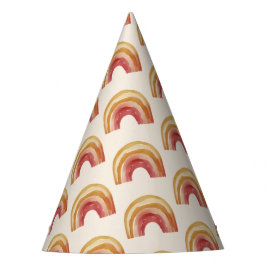 Gorro De Fiesta Cumpleaños arcoíris boho