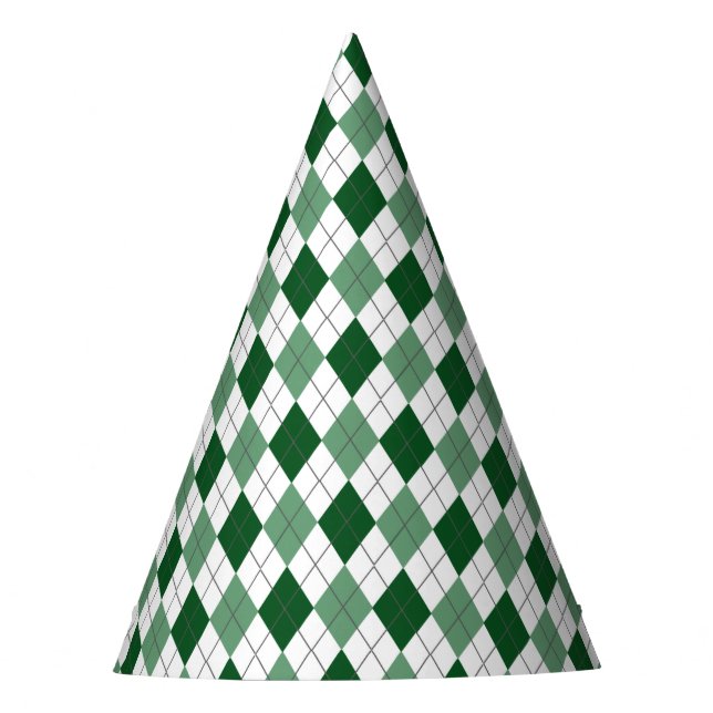 Gorro De Fiesta Cumpleaños de Argyle (Anverso)