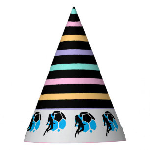 Gorro De Fiesta Cumpleaños de chica de fútbol, regalo de jugador d