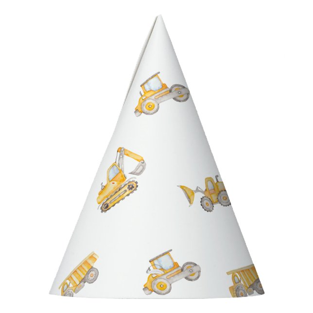 Gorro De Fiesta Cumpleaños de Construcción (Izquierda)