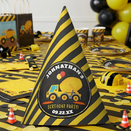 Gorro De Fiesta Cumpleaños de Construcción