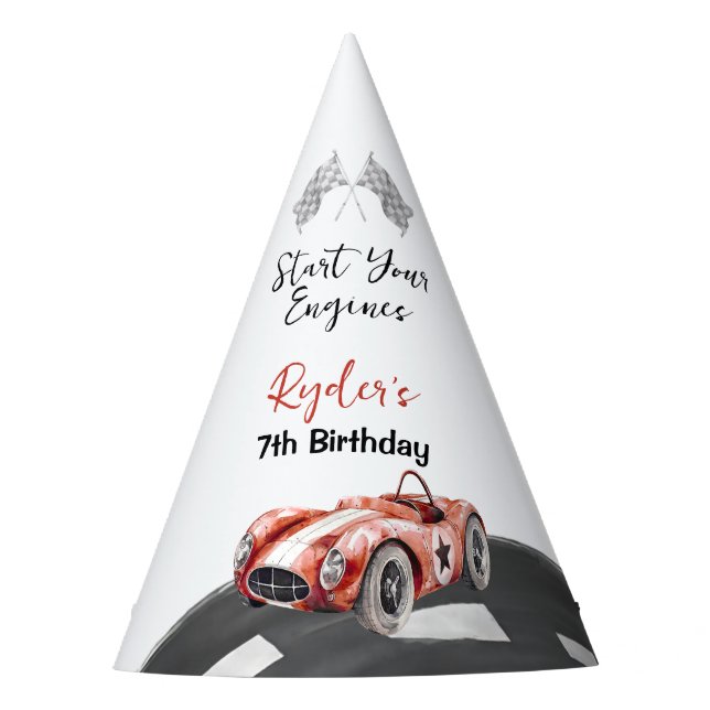 Gorro De Fiesta Cumpleaños de cualquier edad para Arrancar tu Moto (Anverso)