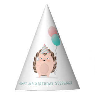 Gorro De Fiesta Cumpleaños de Cute Hedgehog