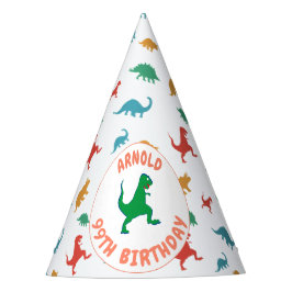 Gorro De Fiesta Cumpleaños de dinosaurio T Rex niños animales jurá