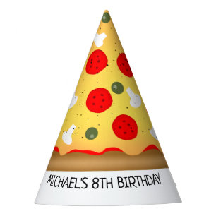 Gorro De Fiesta cumpleaños de fiestas de pizza divertidos de Guay