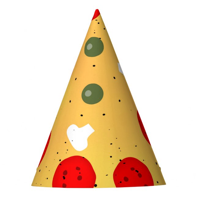 Gorro De Fiesta cumpleaños de fiestas de pizza divertidos de Guay (Anverso)