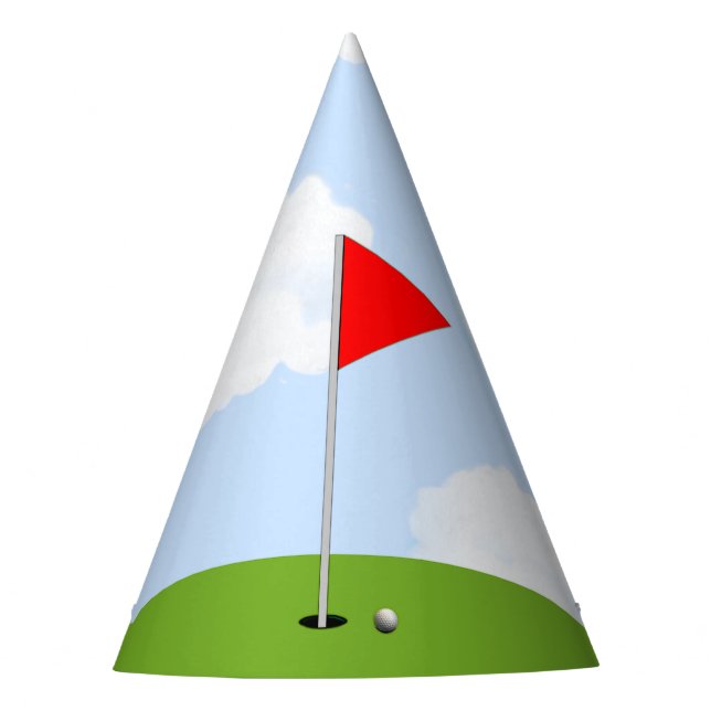 Gorro De Fiesta Cumpleaños de Golf (Anverso)