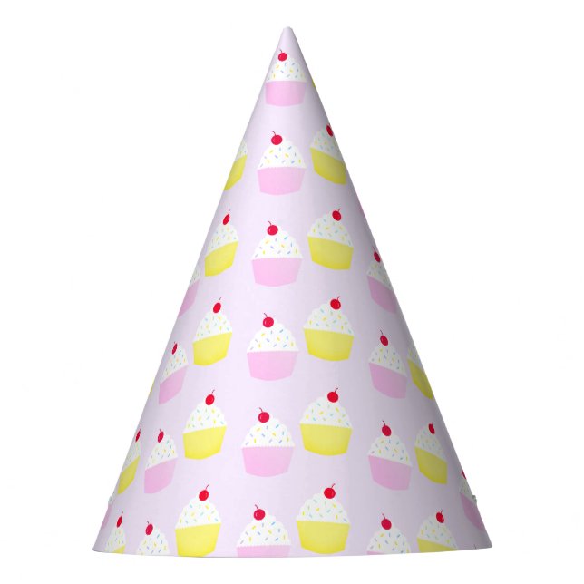Gorro De Fiesta Cumpleaños de Hornear Cupcake (Anverso)
