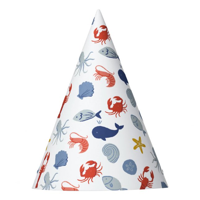 Gorro De Fiesta Cumpleaños de los Niños Costeros (Anverso)