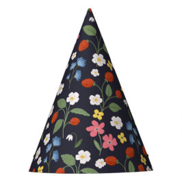 Gorro De Fiesta cumpleaños de Navy Strawberry