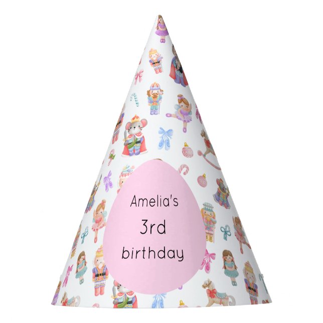 Gorro De Fiesta Cumpleaños de Nutcracker (Anverso)