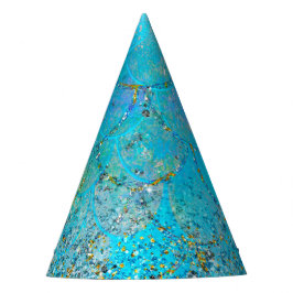 Gorro De Fiesta Cumpleaños de Sirena Perla Iridescente Resplandor