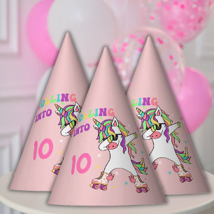 Gorro De Fiesta Cumpleaños de Unicorn Dabbing Roller