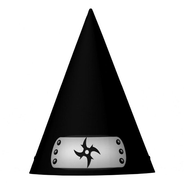 Gorro De Fiesta Cumpleaños del diseño de Shuriken (Anverso)