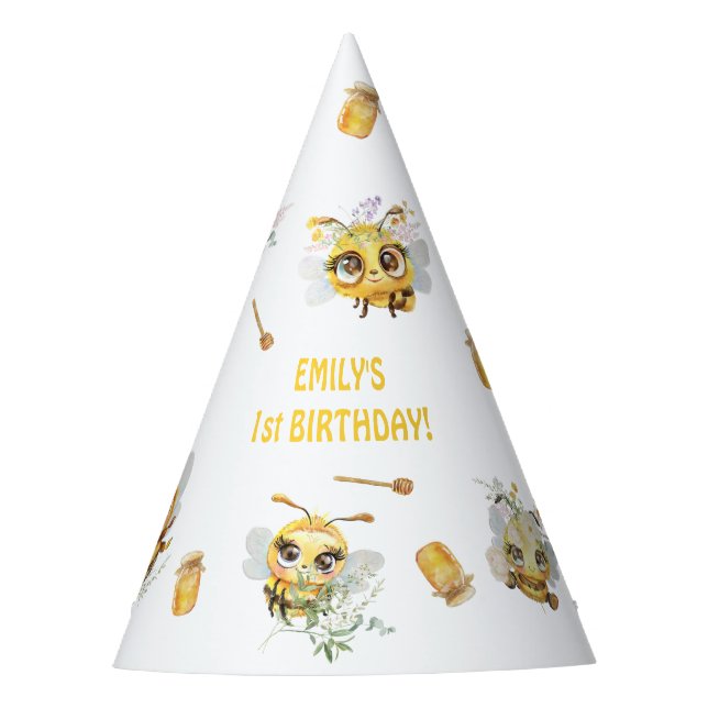 Gorro De Fiesta Cumpleaños del dulce y el bebe (Anverso)