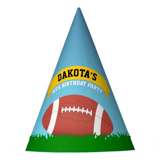 Gorro De Fiesta Cumpleaños del fútbol (Anverso)