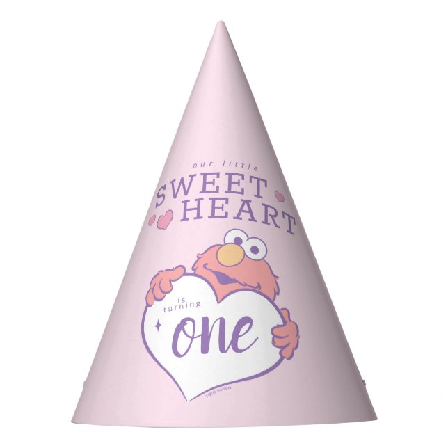 Gorro De Fiesta Cumpleaños Elmo Sweetheart (Anverso)