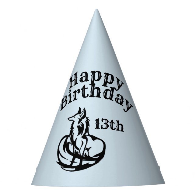 Gorro De Fiesta Cumpleaños Fox (Anverso)