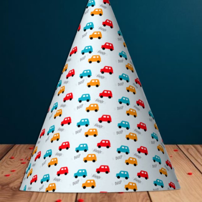 Gorro De Fiesta Cumpleaños Niño Coches (Subido por el creador)