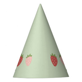 Gorro De Fiesta Cumpleaños Primera Fresa