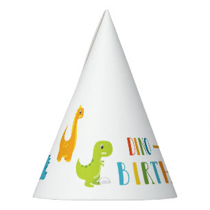 Gorro De Fiesta Curiosa fiesta de cumpleaños de dinosaurios