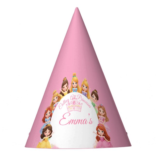 Gorro De Fiesta Customizable Kids Birthday Party Hat (Anverso)