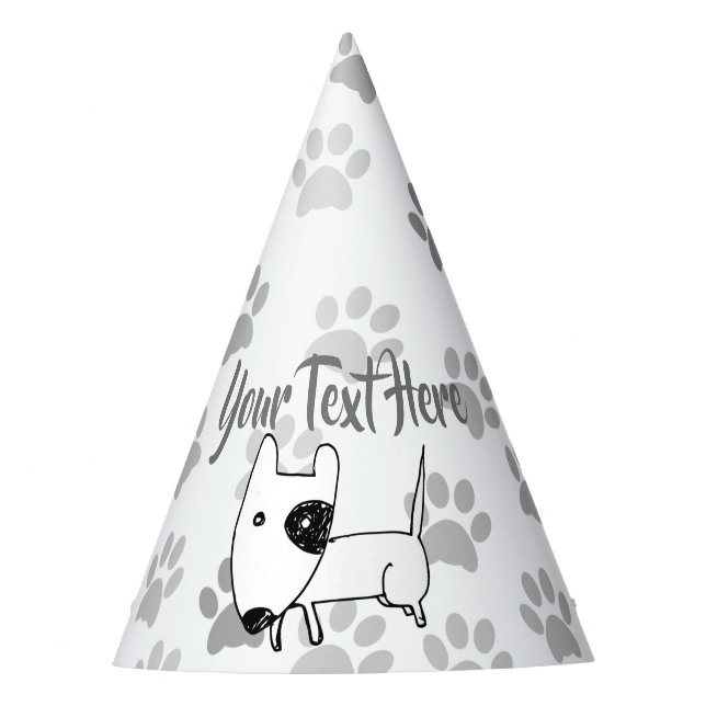 Gorro De Fiesta Cute English Bull Terrier (Anverso)