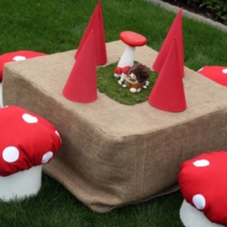 Gorro De Fiesta Cute Garden Gnome Red Woodland