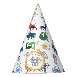 Gorro De Fiesta Cute Gemini Zodiac Cumpleaños