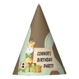 Gorro De Fiesta Cute Giraffe Para Los Pequeños