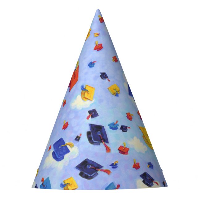 Gorro De Fiesta Cute Graduación Cap Toss Blue (Anverso)