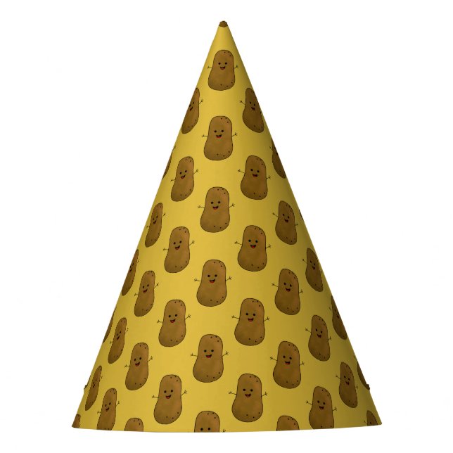 Gorro De Fiesta Cute Happy Potato (Anverso)