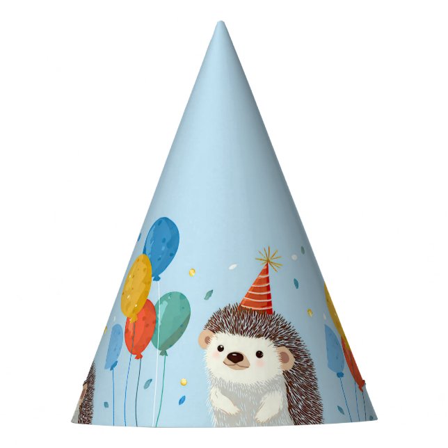 Gorro De Fiesta Cute Hedgehog Paper Party Hats (Anverso)