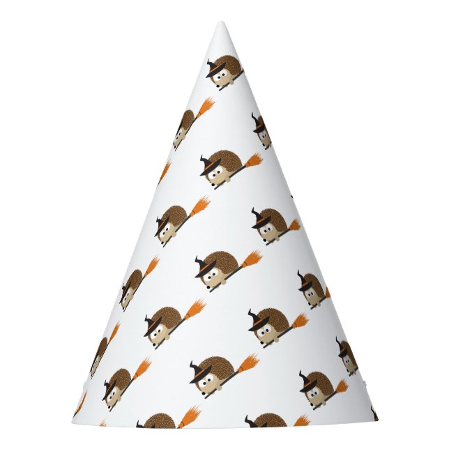 Gorro De Fiesta Cute Hedgehog Witch (Anverso)