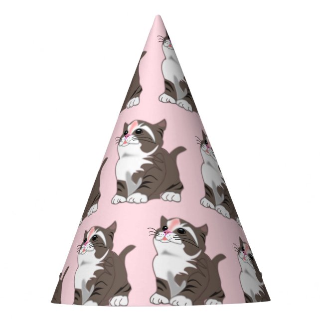 Gorro De Fiesta Cute Little Kitty (Anverso)