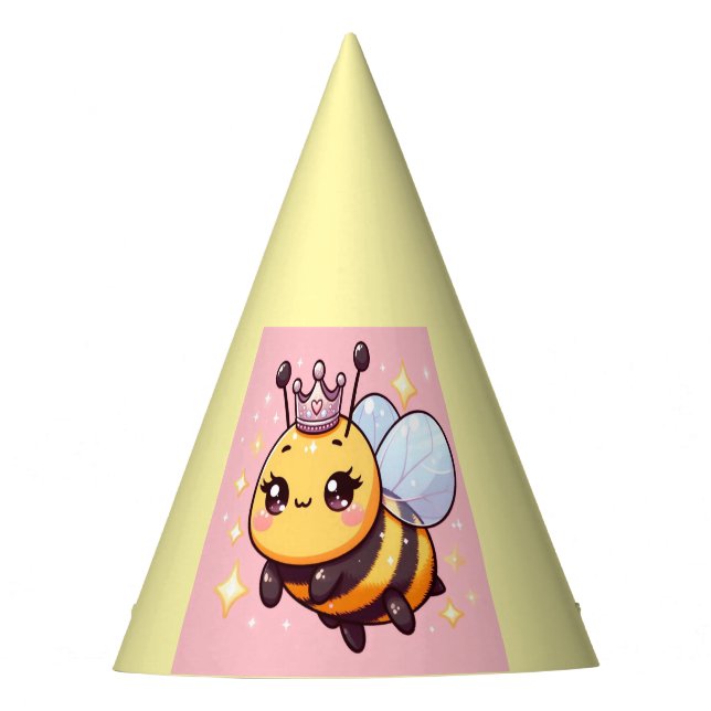 Gorro De Fiesta Cute Personalizado Queen Bee (Anverso)