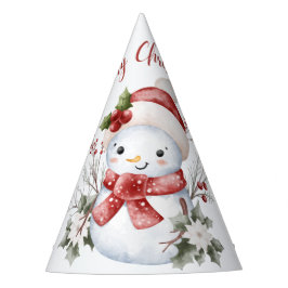 Gorro De Fiesta Cute Snowman Christmas Party Hat