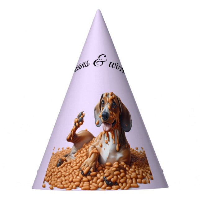 Gorro De Fiesta Dachshund Fiesta (Anverso)