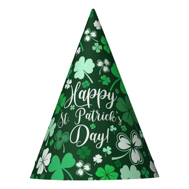 Gorro De Fiesta Día de Shamrock St. Patrick (Anverso)
