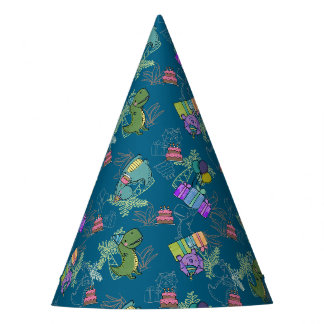 Gorro De Fiesta Dinosaurio de la fiesta de cumpleaños del niño Din