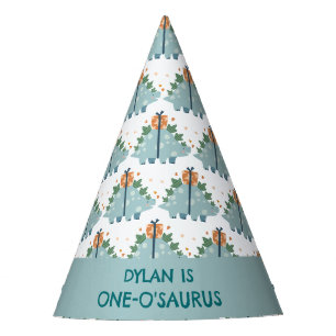 Gorro De Fiesta Dinosaurios Cutes Primer Cumpleaños